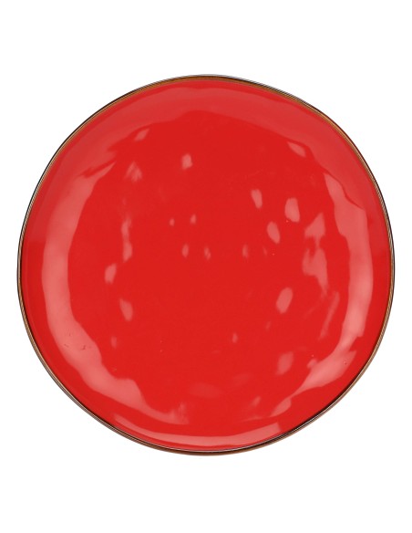 Rose e Tulipani·concerto Corallo Piatto Piano 27 Cm·ø 27 Cm·stoneware Ø 27 Cm
