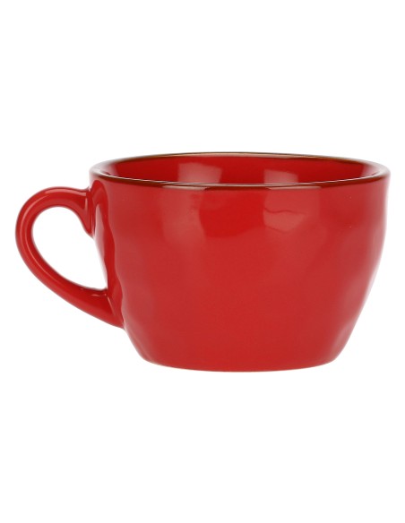 Rose e Tulipani·concerto Corallo Taz Colazione·420 Cc·stoneware