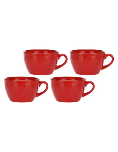 Rose e Tulipani·concerto Corallo Taz Colazione·420 Cc·stoneware