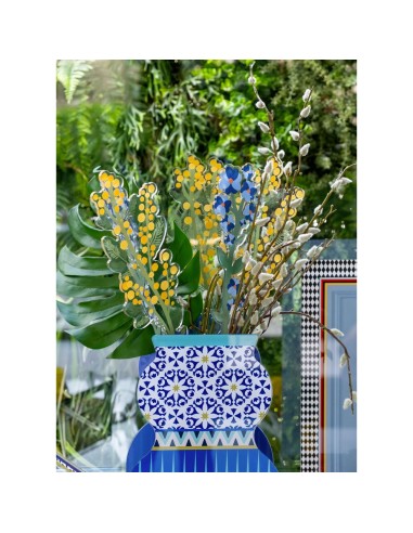 Vesta Home - Fiore Mimosa Piccola Singola·giallo·10 X 43 H Th. 5 Mm
