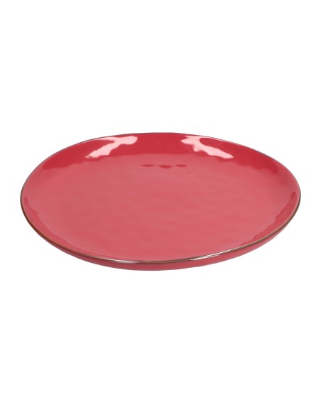 Rose e Tulipani·concerto Corallo Vass Rot 32 Cm·ø 32 Cm·stoneware Ø 32 Cm