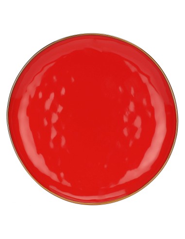 Rose e Tulipani·concerto Corallo Vass Rot 32 Cm·ø 32 Cm·stoneware Ø 32 Cm