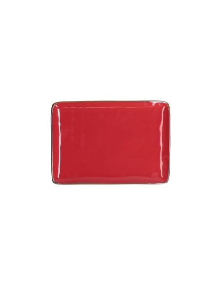 Rose e Tulipani·concerto Corallo Vass Rett 27x19·27x19 Cm·stoneware