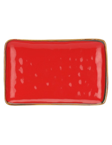 Rose e Tulipani·concerto Corallo Vass Rett 20x13·20x13 Cm·stoneware