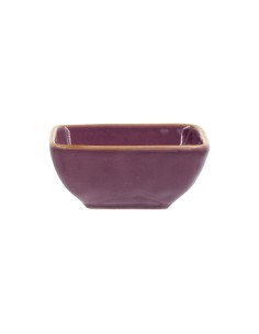 Rose e Tulipani·concerto Malva Ciotolina Quadrata 8 Cm·8 Cm·stoneware
