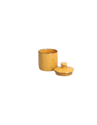 Rose e Tulipani·concerto Ocra Barattolo S in Gres 200 Ml·200 Ml·stoneware