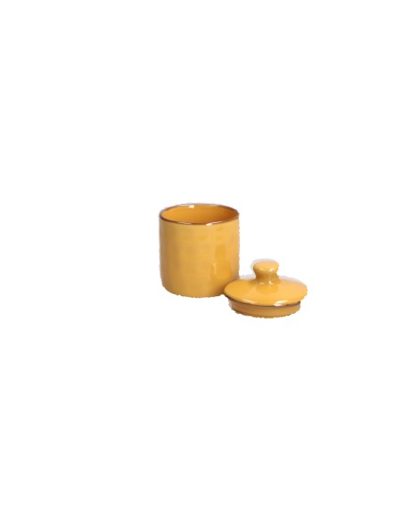 Rose e Tulipani·concerto Ocra Barattolo S in Gres 200 Ml·200 Ml·stoneware