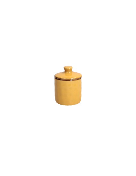 Rose e Tulipani·concerto Ocra Barattolo S in Gres 200 Ml·200 Ml·stoneware