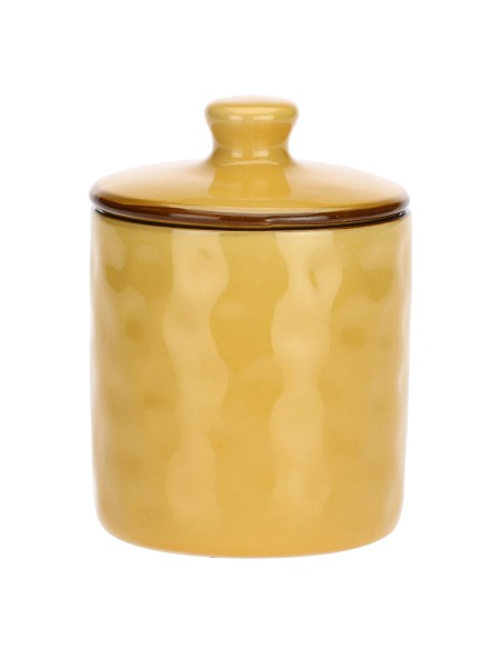Rose e Tulipani·concerto Ocra Barattolo M·600 Ml·stoneware