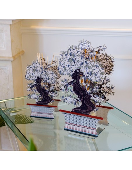 Vesta Home - Bonsai Jasmine Profumatore Grande 200 Ml Bianco·bianco·17,2 X 9,5 X 30,6 H Th. 3 Mm