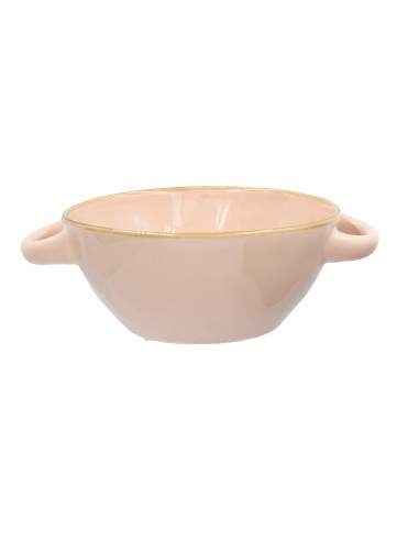 Rose e Tulipani·concerto Rosa Cipria Ciot Zuppa C Man·600 Ml·stoneware