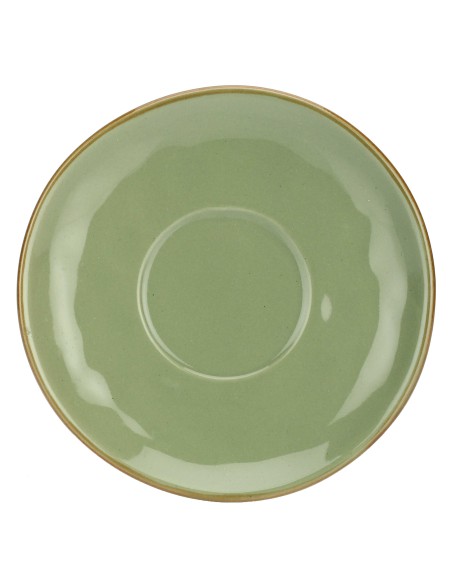 Rose e Tulipani·concerto Verde Oliva Taz Caffe' C/p·90 Cc·stoneware