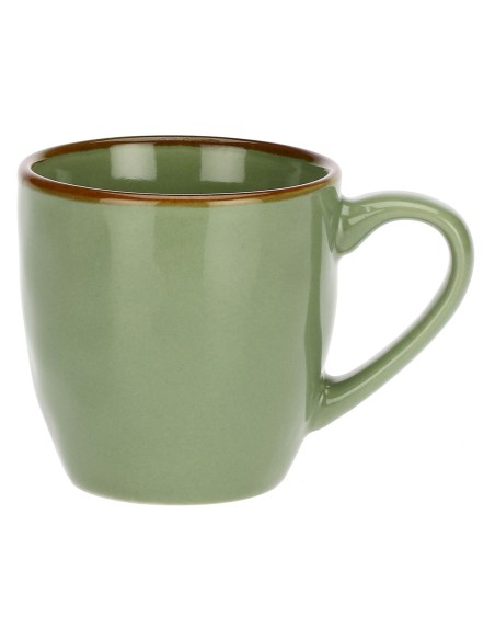 Rose e Tulipani·concerto Verde Oliva Taz Caffe' C/p·90 Cc·stoneware