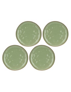 Rose e Tulipani·concerto Verde Oliva Piatto Piano 27 Cm·ø 27 Cm·stoneware Ø 27 Cm 2