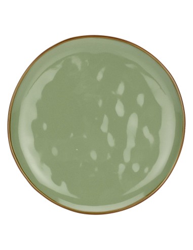 Rose e Tulipani·concerto Verde Oliva Piatto Frutta 20 Cm·ø 20 Cm·stoneware Ø 20 Cm