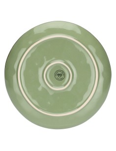 Rose e Tulipani·concerto Verde Oliva Piatto Frutta 20 Cm·ø 20 Cm·stoneware Ø 20 Cm 2