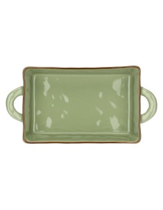 Rose e Tulipani·concerto Verde Oliva Teglia 29x15xh6