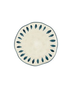 Rose e Tulipani· Domitilla Blu Notte Piatto Piano·ø27,3 Cm·stoneware