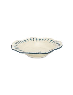 Rose e Tulipani· Domitilla Blu Notte Piatto Fondo·ø22,5 Cm·stoneware