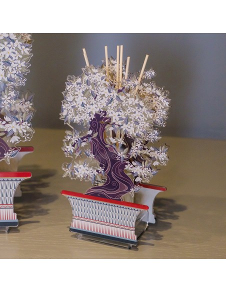 Vesta Home - Bonsai Jasmine Profumatore Piccolo 100 Ml Bianco·bianco·12,6 X 7,5 X 22 H Th. 3 Mm