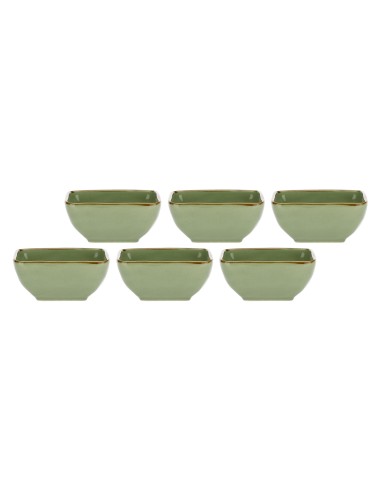 Rose e Tulipani·concerto Verde Oliva Ciot Quad 8 Cm·8x8 Cm·stoneware