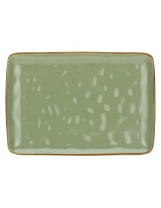 Rose e Tulipani·concerto Verde Oliva Vass Rett 27x19·27x19 Cm·stoneware