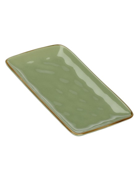 Rose e Tulipani·concerto Verde Oliva Vass Rett 20x13·20x13 Cm·stoneware