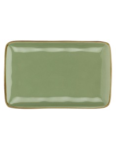 Rose e Tulipani·concerto Verde Oliva Vass Rett 20x13·20x13 Cm·stoneware