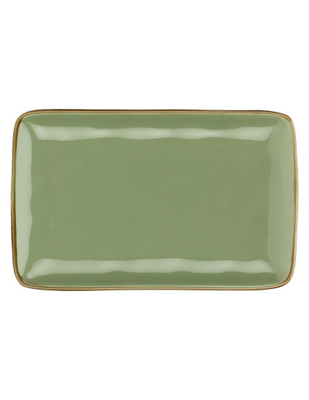 Rose e Tulipani·concerto Verde Oliva Vass Rett 20x13·20x13 Cm·stoneware