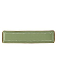 Rose e Tulipani·concerto Verde Oliva Vass Rett 32x8·32x8 Cm·stoneware