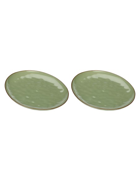 Rose e Tulipani·concerto Verde Oliva Vass Rot 32 Cm·ø 32 Cm·stoneware Ø 32 Cm
