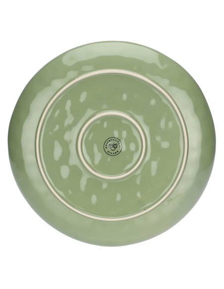 Rose e Tulipani·concerto Verde Oliva Vass Rot 32 Cm·ø 32 Cm·stoneware Ø 32 Cm