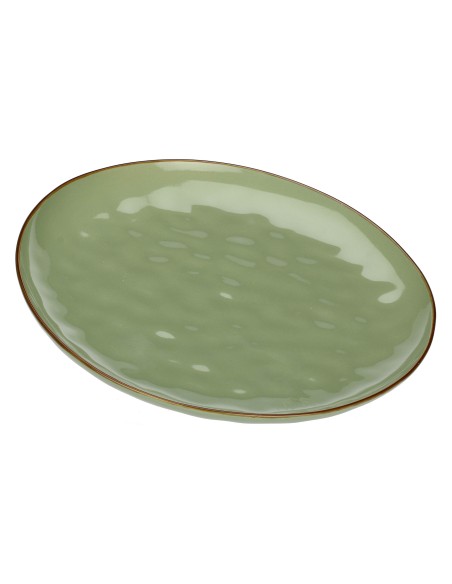 Rose e Tulipani·concerto Verde Oliva Vass Rot 32 Cm·ø 32 Cm·stoneware Ø 32 Cm