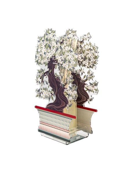 Vesta Home - Bonsai Jasmine Profumatore Piccolo 100 Ml Bianco·bianco·12,6 X 7,5 X 22 H Th. 3 Mm