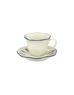 Rose e Tulipani· Domitilla Blu Notte Tazza Caffe C P·ø11 Cm 90cc·stoneware