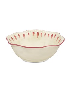 Rose e Tulipani· Domitilla Magenta Insalatiera·ø24x9,5 Cm·stoneware