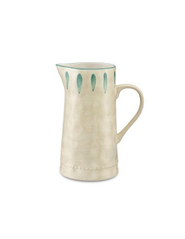 Rose e Tulipani· Domitilla Verde Acqua Caraffa·ø12x21,5 Cm·stoneware