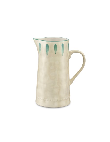 Rose e Tulipani· Domitilla Verde Acqua Caraffa·ø12x21,5 Cm·stoneware
