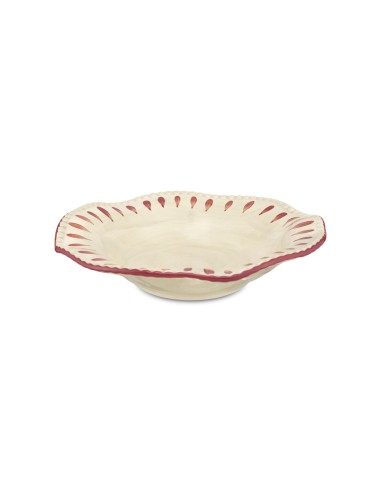 Rose e Tulipani· Domitilla Magenta Piatto Fondo·ø22,5 Cm·stoneware