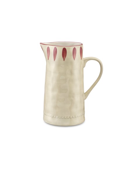 Rose e Tulipani· Domitilla Magenta Caraffa·ø12x21,5 Cm·stoneware