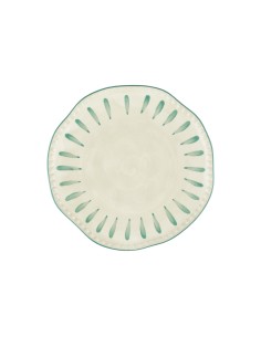 Rose e Tulipani· Domitilla Verde Acqua Piatto Frutta·ø20 Cm·stoneware