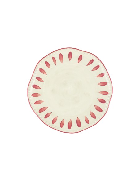 Rose e Tulipani· Domitilla Magenta Piatto Piano·ø27,3 Cm·stoneware