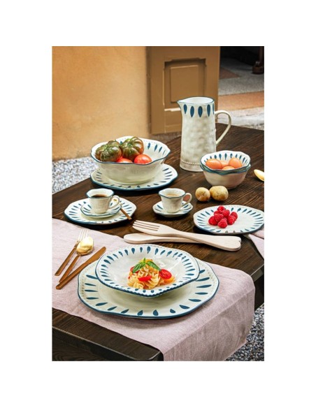 Rose e Tulipani· Domitilla Verde Acqua Ciotola Piccola·ø15x6 Cm·stoneware