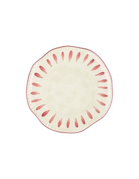 Rose e Tulipani· Domitilla Magenta Piatto Frutta·ø20 Cm·stoneware