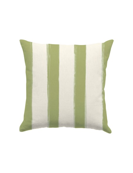 Rose e Tulipani· Litorale Cuscino sfoderabile Verde·45x45 Cm·tessuto