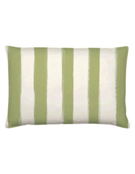 Rose e Tulipani· Litorale Cuscino sfoderabile Verde·40x60 Cm·tessuto
