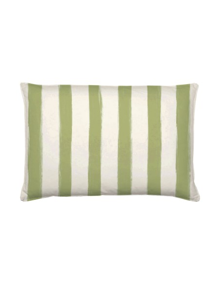 Rose e Tulipani· Litorale Cuscino sfoderabile Verde·50x80 Cm·tessuto