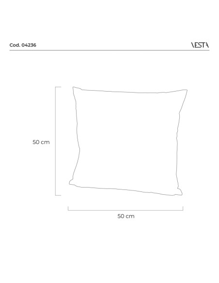 Vesta Home - Fodera Cuscino 50x50·schiaccianoci·50 X 50 H