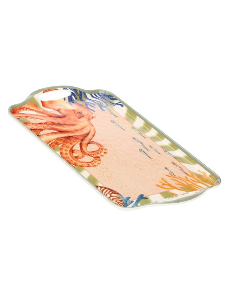 Rose e Tulipani· Litorale Vassoio Manici·49x29,5xh3 Cm·melamina Gift Box