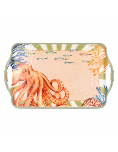 Rose e Tulipani· Litorale Vassoio Manici·49x29,5xh3 Cm·melamina Gift Box